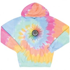 Unisex Tie-Dye Fleece Hoodie