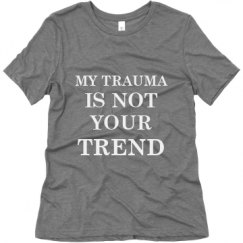 Ladies Relaxed Fit Super Soft Triblend Tee