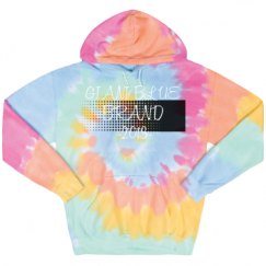 Unisex Tie-Dye Fleece Hoodie