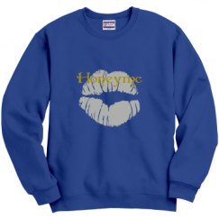 Unisex Film and Foil Crewneck Sweatshirt