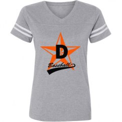 Ladies Relaxed Fit Vintage Sports Tee