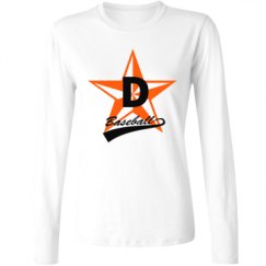 Ladies Relaxed Fit Basic Long Sleeve Tee