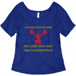 Ladies Flowy Slouchy Tee