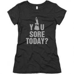 Ladies Slim Fit Super Soft Triblend Tee