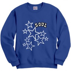 Unisex Film and Foil Crewneck Sweatshirt