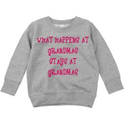 Toddler Crewneck Basic Promo Sweatshirt