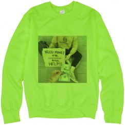 Unisex Neon Crewneck Sweatshirt