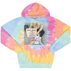 Unisex Tie-Dye Fleece Hoodie