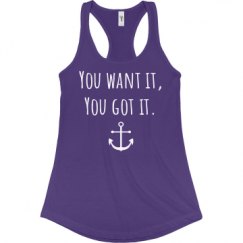 Ladies Slim Fit Racerback Tank Top