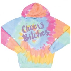 Unisex Tie-Dye Fleece Hoodie