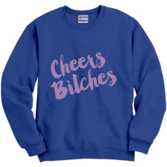 Unisex Film and Foil Crewneck Sweatshirt