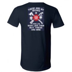 Unisex V-Neck Jersey Tee