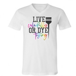 Unisex V-Neck Jersey Tee