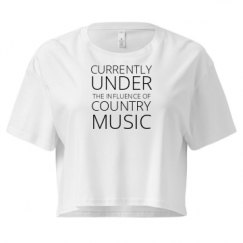 Ladies Festival Cali Crop Top Tee