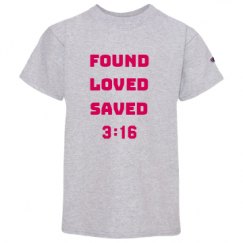 Youth Champion Short Sleeve Tagless Tee