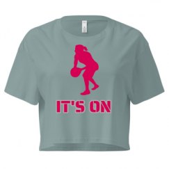 Ladies Festival Cali Crop Top Tee