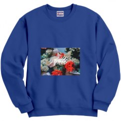 Unisex Film and Foil Crewneck Sweatshirt