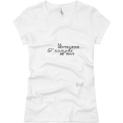Ladies Slim Fit Basic Promo Jersey Tee