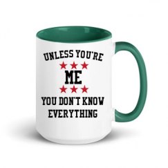 15oz Ceramic Mug with Color Inside