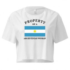 Ladies Festival Cali Crop Top Tee