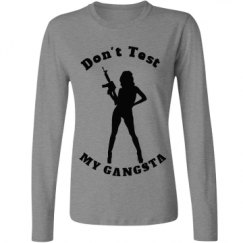 Ladies Relaxed Fit Basic Long Sleeve Tee