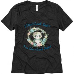 Ladies Relaxed Fit Super Soft Triblend V-Neck Tee