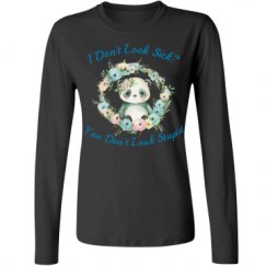 Ladies Relaxed Fit Basic Long Sleeve Tee