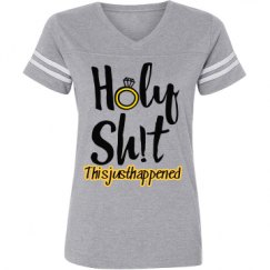 Ladies Relaxed Fit Vintage Sports Tee