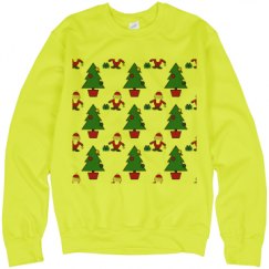 Unisex Neon Crewneck Sweatshirt