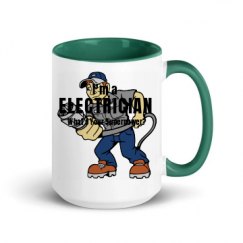 15oz Ceramic Mug with Color Inside