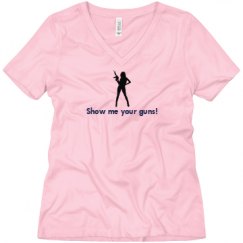 Ladies Relaxed Fit V-Neck Tee