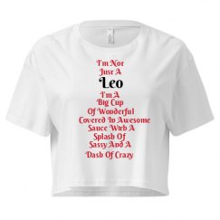 Ladies Festival Cali Crop Top Tee