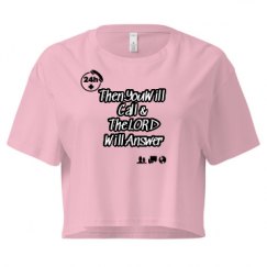 Ladies Festival Cali Crop Top Tee