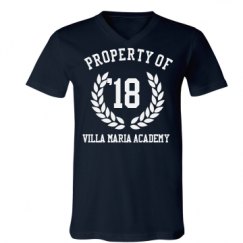 Unisex V-Neck Jersey Tee