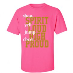 Unisex Ultra Cotton Safety Neon Crewneck Tee