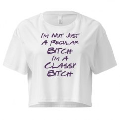 Ladies Festival Cali Crop Top Tee