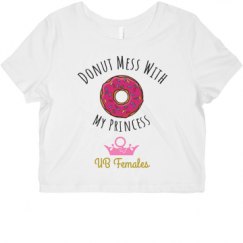 Ladies Slim Fit Crop Top Tee