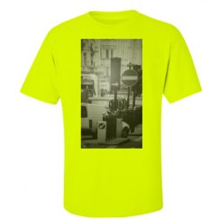 Unisex Ultra Cotton Safety Neon Crewneck Tee