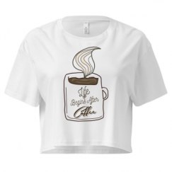 Ladies Festival Cali Crop Top Tee