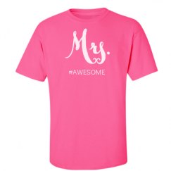 Unisex Ultra Cotton Safety Neon Crewneck Tee