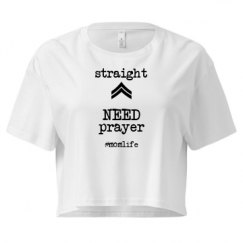 Ladies Festival Cali Crop Top Tee