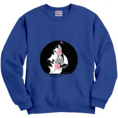 Unisex Film and Foil Crewneck Sweatshirt