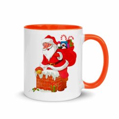 11oz Ceramic Mug with Color Inside