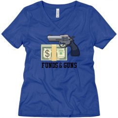 Ladies Relaxed Fit V-Neck Tee