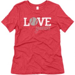 Ladies Relaxed Fit Super Soft Triblend Tee