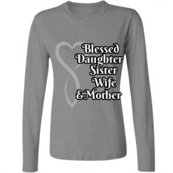 Ladies Relaxed Fit Basic Long Sleeve Tee