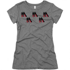 Ladies Slim Fit Super Soft Triblend Tee