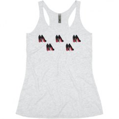 Ladies Slim Fit Super Soft Racerback Triblend Tank