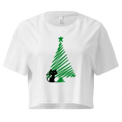 Ladies Festival Cali Crop Top Tee