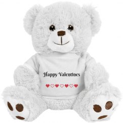 Happy valentines teddy bear